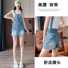 批发牛仔背带裙女<b class='q'>夏</b>季美式复古减龄小个子甜酷辣妹气质显瘦连衣裙裙裤