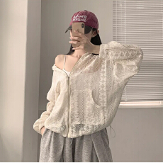 批发已出货 韩版连帽休闲拉链外套女