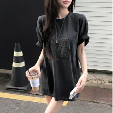 批发宽松大版水洗做旧短袖T恤