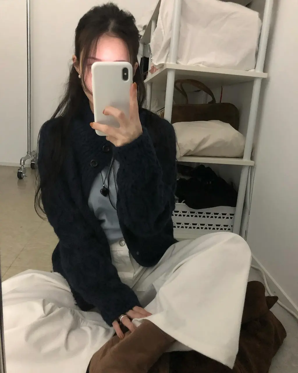 꽈배기 가디건 상세 이미지 2
