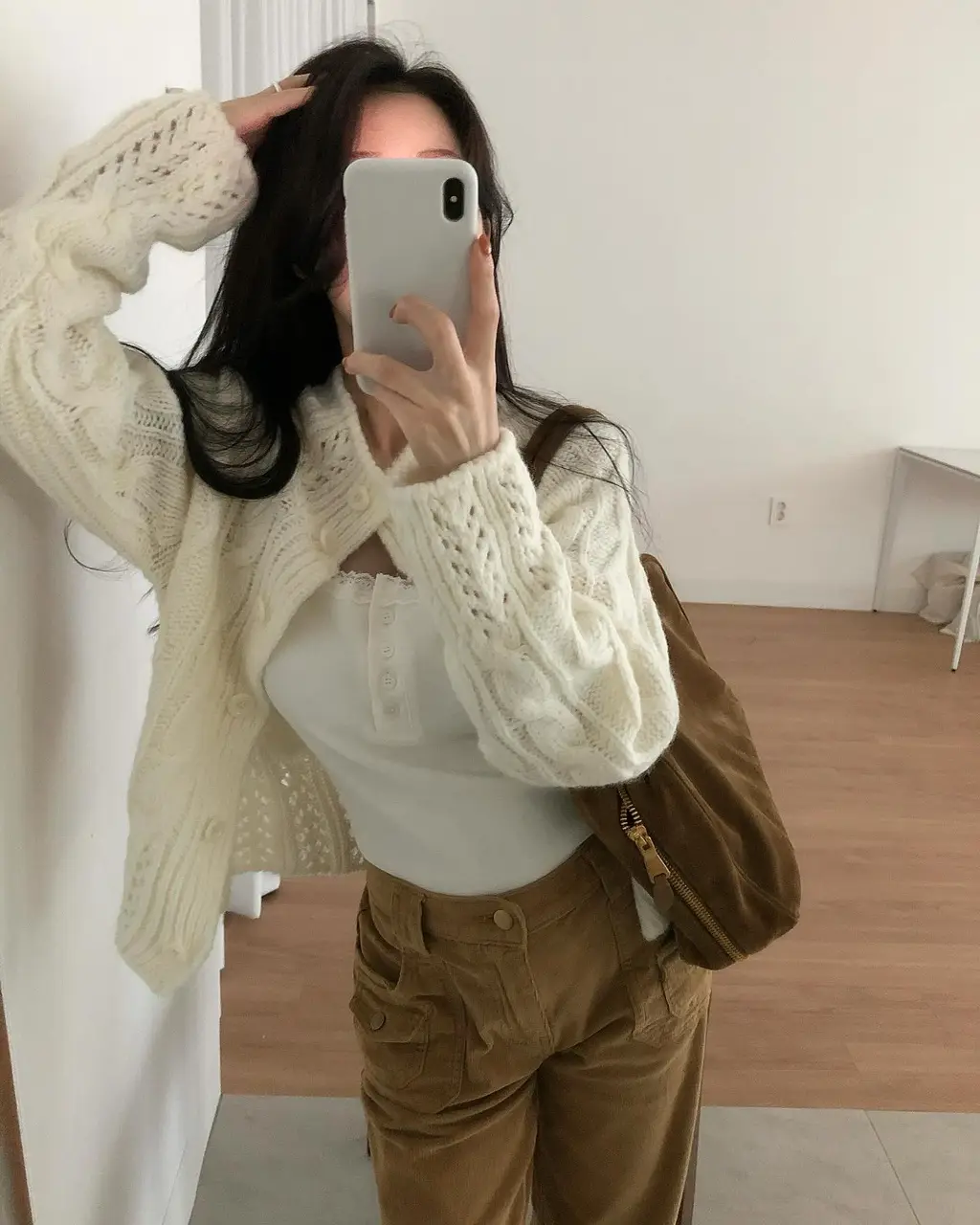 꽈배기 가디건 상세 이미지 7