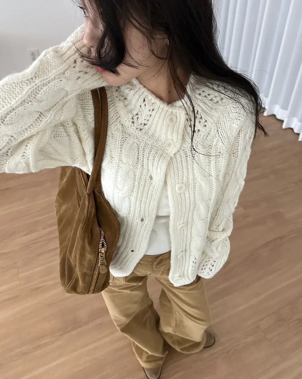 꽈배기 가디건 상세 이미지 20