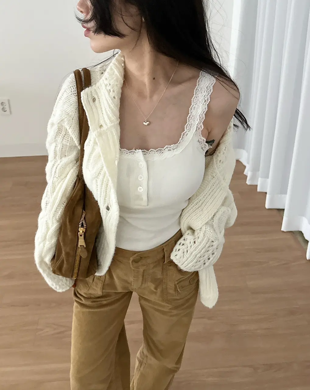 꽈배기 가디건 상세 이미지 22