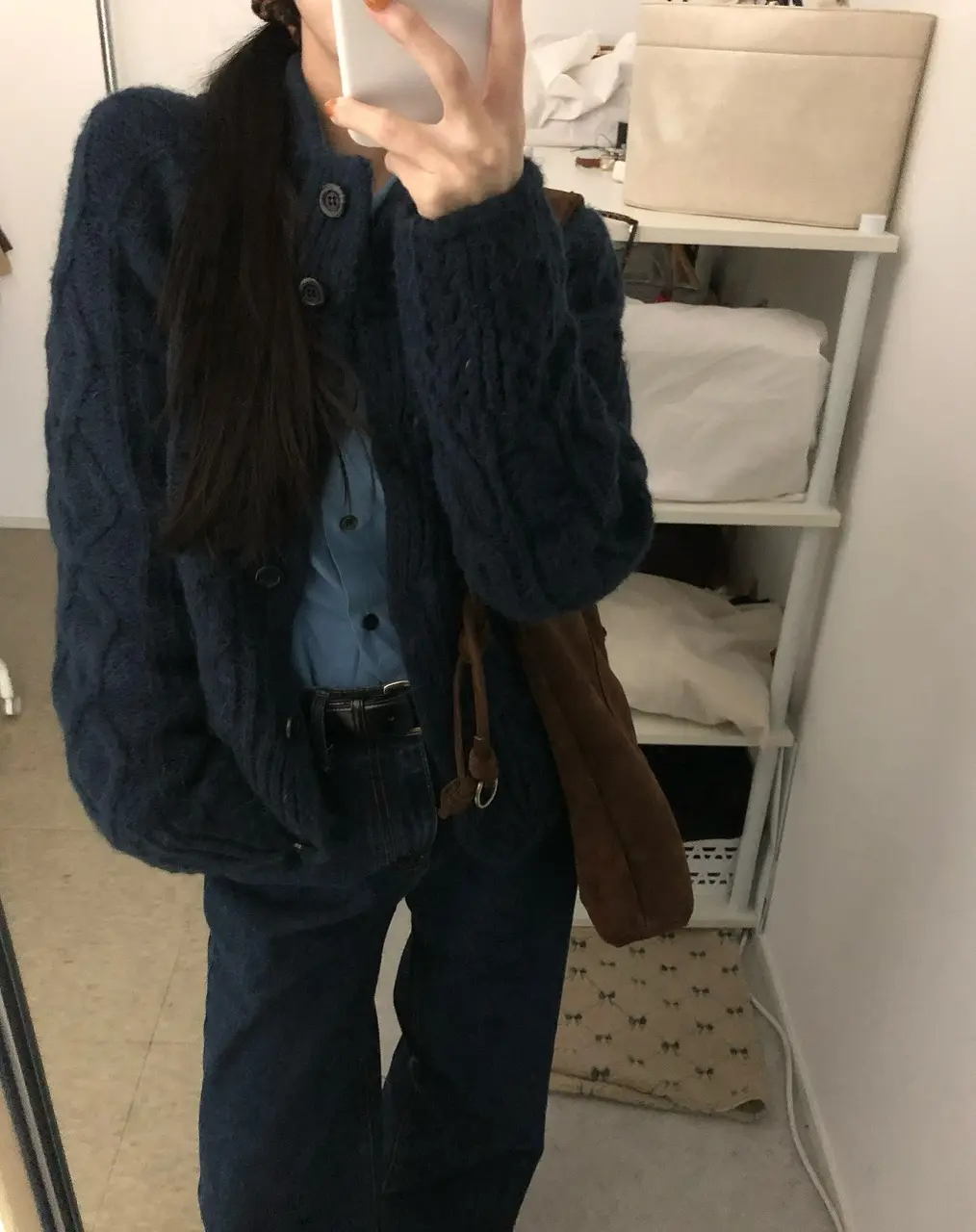 꽈배기 가디건 상세 이미지 25