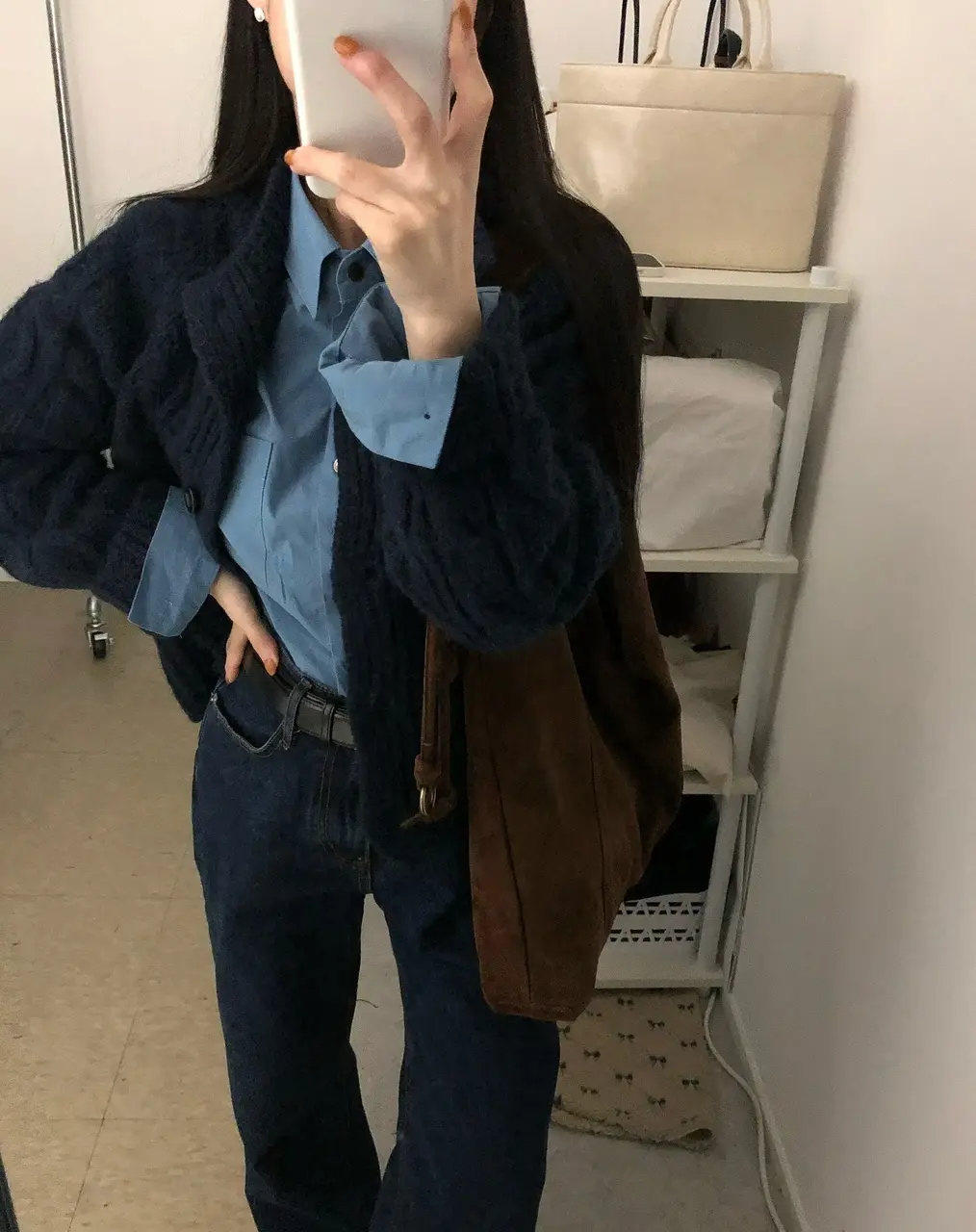 꽈배기 가디건 상세 이미지 27