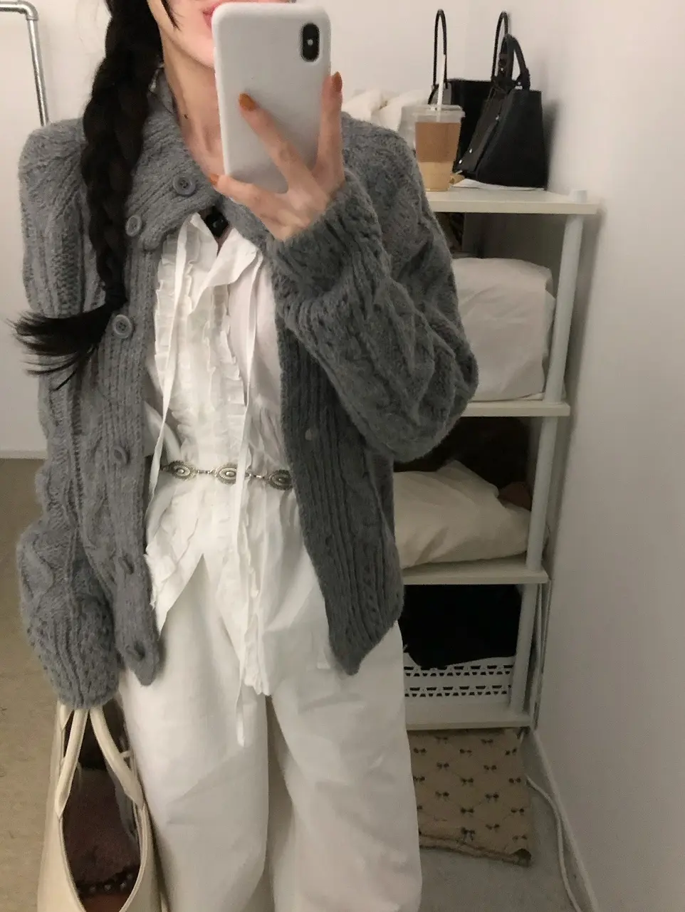 꽈배기 가디건 상세 이미지 36