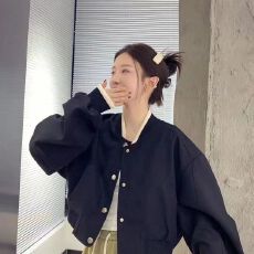 批发薄款不起球面料，高街棒球服女学院风韩版印花个性帅气<b class='q'>夹克</b>外套潮