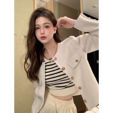 批发小香风短外套女装春秋2025年新款韩系高级感<b class='q'>名媛</b>气质chic长袖上衣