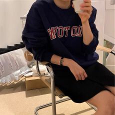 批发官图 华棉复合 薄款/加绒 2025年秋冬圆领<b class='q'>卫衣</b>女印花百搭上衣