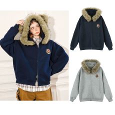 批发360g纯棉华棉原版拆卸毛领原版做工美式学院风<b class='q'>外套</b>开衫男女<b class='q'>情侣</b><b class='q'>秋</b>