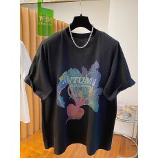 批发官图 21支纯棉210克原版做法减龄宽松内搭打底衫字母印花长袖<b class='q'>t</b>恤