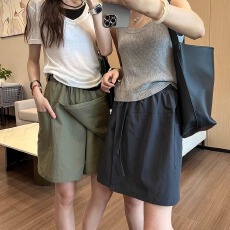 批发【立体腰】 美式工<b class='q'>装</b>短裙女夏季新款速干高腰a字裙半身裙裤