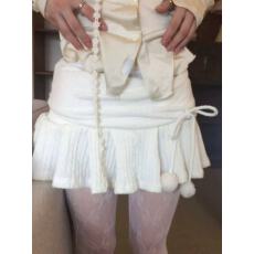 批发新款秋冬毛呢半身裙女高腰小个子性感A字裙百褶短裙