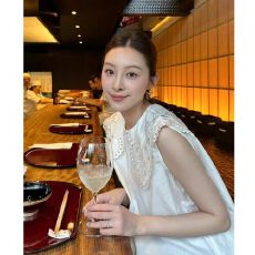 批发夏季新款蕾丝刺绣拼接娃娃领无袖衬衫法式<b class='q'>甜美</b>气质上衣