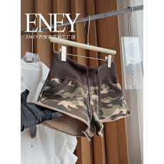 批发跨境专供  韩版ins星星<b class='q'>短裤</b>女夏季休闲热裤抽绳休闲裤百搭显瘦棉