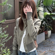 批发复古短款立领单排扣毛呢<b class='q'>外套</b> 2026新款