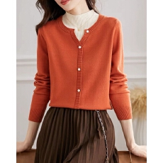 批发2025半高领<b class='q'>打底衫</b>女秋冬新款内搭时尚假两件毛衣女加厚<b class='q'>针织衫</b>上衣