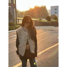 批发羊羔毛绒马甲女装秋<b class='q'>冬</b>2025新款外搭保暖无袖马夹背心外套