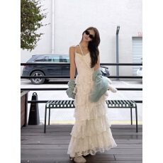 批发新品WESTAYONE薄荷绿<b class='q'>毛衣</b><b class='q'>开衫</b>+蕾丝蛋糕吊带连衣裙<b class='q'>女</b>春夏新款