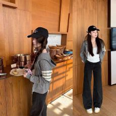 批发韩版慵懒风长袖连帽毛衣学院风内搭麻花针织<b class='q'>开衫</b>女春秋新款