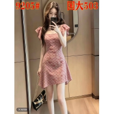 批发<b class='q'>夏季</b>新款法式复古收腰显瘦波点气质连衣裙时尚高级感小众包臀修身