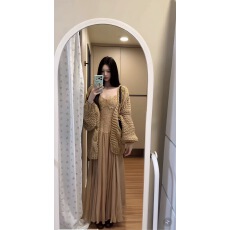 批发慵懒风松弛感超好看开衫吊带连衣裙两件套装一整套ootd穿搭26秋季