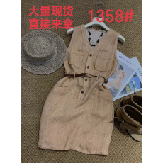 批发老钱风无袖连衣裙2026年新款收腰显瘦气质裙子