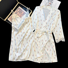 批发夏季冰丝甜美小性感<b class='q'>吊带</b>荡领<b class='q'>睡裙</b>女中长宽松休闲性感家居服