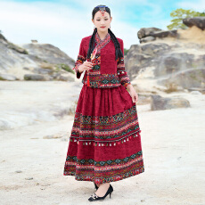 批发实拍2026春新款中国风复古民国风小上衣旗袍修身显瘦两件套套装