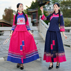 批发实拍2026春新款中国风复古民国风小上衣旗袍修身显瘦两件套套装