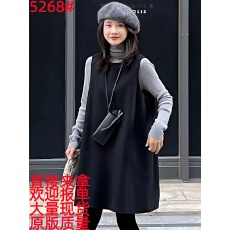 批发法式气质毛呢<b class='q'>背心裙</b>子女秋季2025新款韩系时尚中长款<b class='q'>无袖</b>连衣裙女