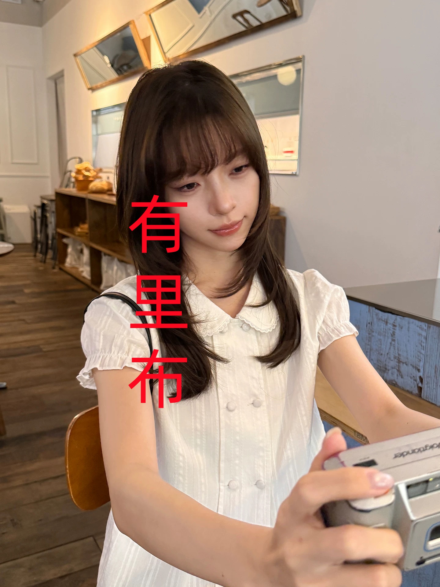 우유 토끼 행성 직접 만든 더블 행 패키지 버클 자카드 버블 센스 레이스 베이비 칼라 여성 셔츠 여름 반팔 맨위