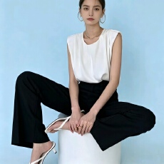 批发法式吊带背心女内搭<b class='q'>夏</b>季2026新款高级感气质醋酸缎面无袖垫肩上衣
