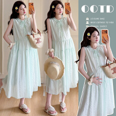 批发实拍新款无袖连衣裙