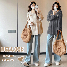 批发实拍~新款孕妇装春<b class='q'>秋</b>季时尚宽松休闲显瘦内搭打底衫上衣