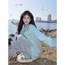 批发实价#美式复古绿色工装<b class='q'>夹克</b>外套<b class='q'>女</b>2025秋冬季新款宽松情侣棒球服