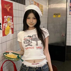 批发官图  实价2026年夏季百搭跑量款短袖T恤女款上衣40支仿棉1*1螺纹