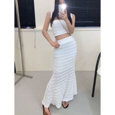 批发韩国东大门夏季新款蕾丝花边层层蛋糕裙女修身包臀长裙鱼尾半身裙
