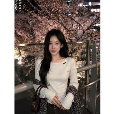 批发【40支人棉+订小标+品质做工】长袖T恤女秋季纯色修身<b class='q'>打底衫</b>