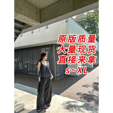 批发Goo Goo Eyes 甜美蝴蝶结碎花娃娃衫女夏季宽松显瘦a字摆吊带上衣