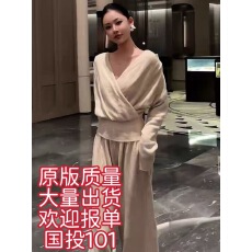 批发秋季休闲风秋冬阔腿裤+上衣时尚套装休闲显瘦时尚法式