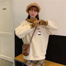 2025新款学院风棒球服外套秋季半高领宽松开衫设计感长袖