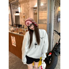 美式复古字母印花长袖卫衣女装秋季休闲宽松百搭圆领上衣