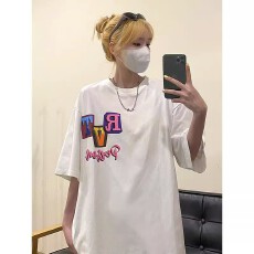 批发美式复古热带椰树重磅短袖t恤男女2026夏季<b class='q'>欧美</b>高街宽松上衣情侣