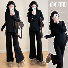 批发实拍 孕妇装早秋季高弹上衣2025新款春秋长袖内搭打底衫