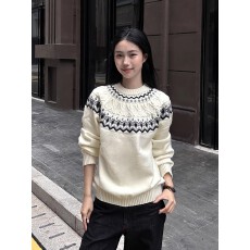 批发stay the night费尔岛毛衣男女款秋冬季慵懒高级感<b class='q'>针织衫</b>打底内搭