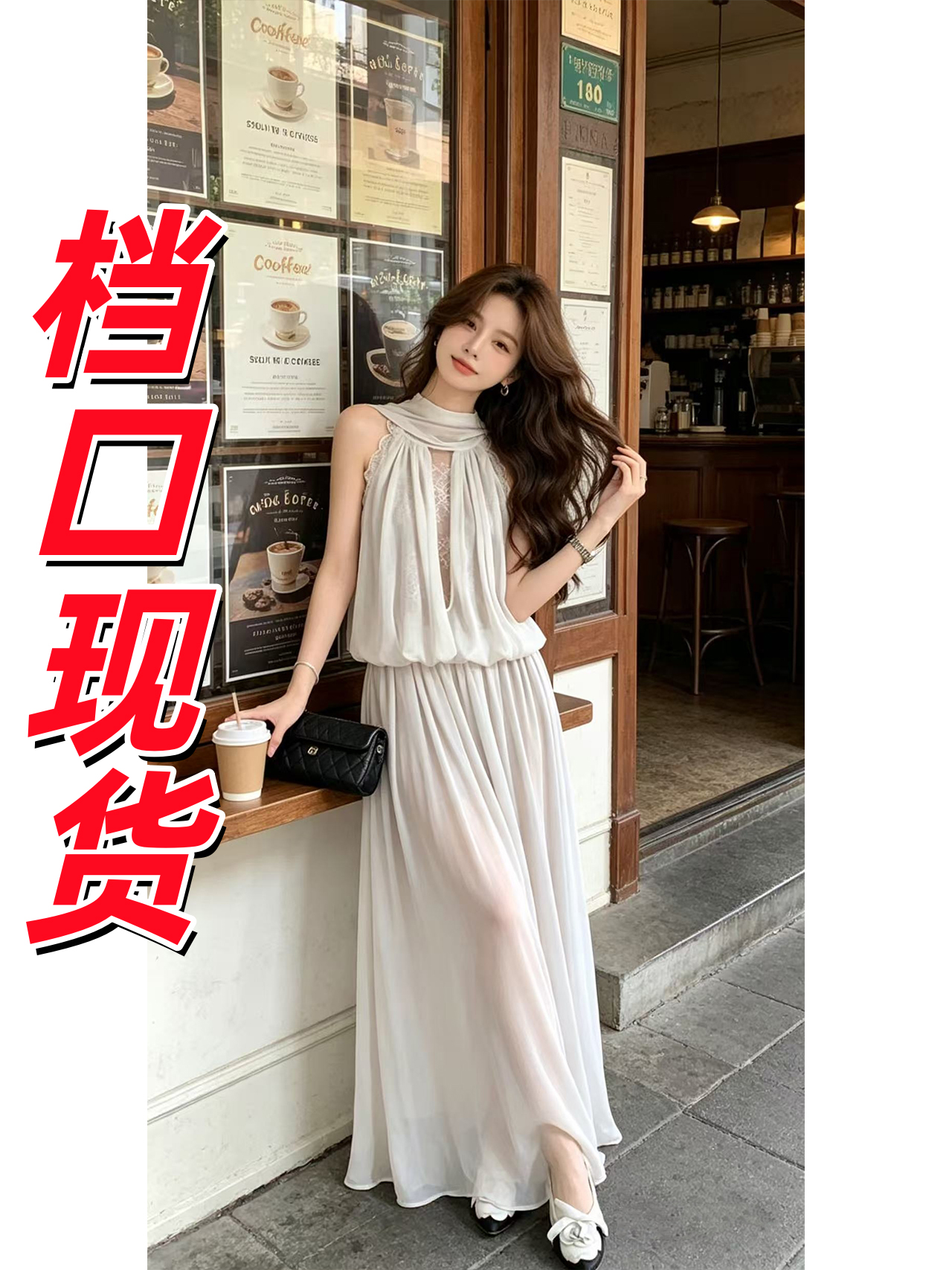 밤나무 코코아 bankelili 파리 사랑 순수한 욕망 부드러운 천 골드 센스 레이스 리본 허리 수축 드레스