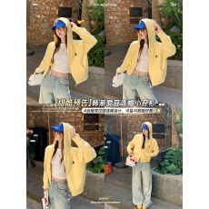 批发苏三三 针织开衫2026新款毛衣外套秋季<b class='q'>女装</b>早秋韩系穿搭连帽上衣