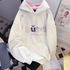 批发<b class='q'>实拍</b>  原版刺绣 薄款华棉纯棉复合开衫连帽卫衣情侣款