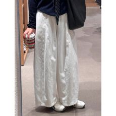 批发立体腰 高密斜纹工装<b class='q'>休闲裤</b>女胖妹妹大码梨形身材高腰九分裤